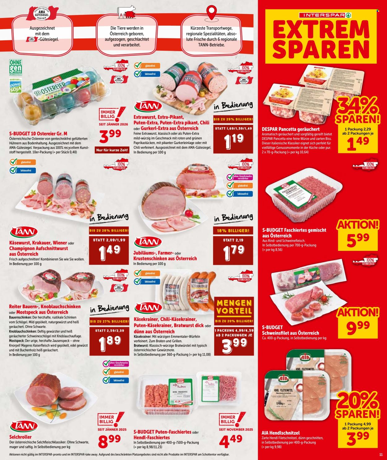 Angebote INTERSPAR - 26.3.2026 - 8.4.2026. Seite 13