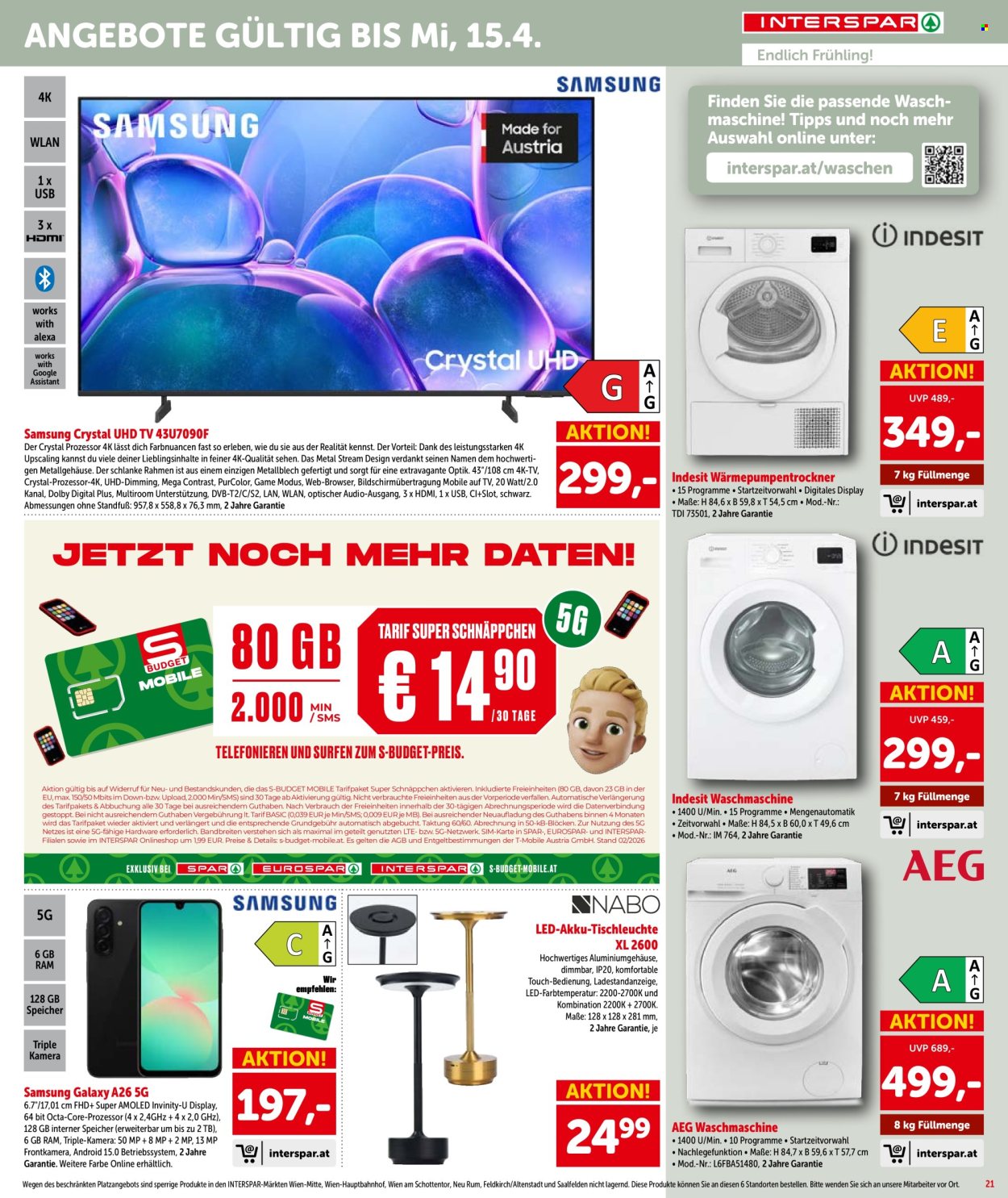 Angebote INTERSPAR - 26.3.2026 - 8.4.2026. Seite 23