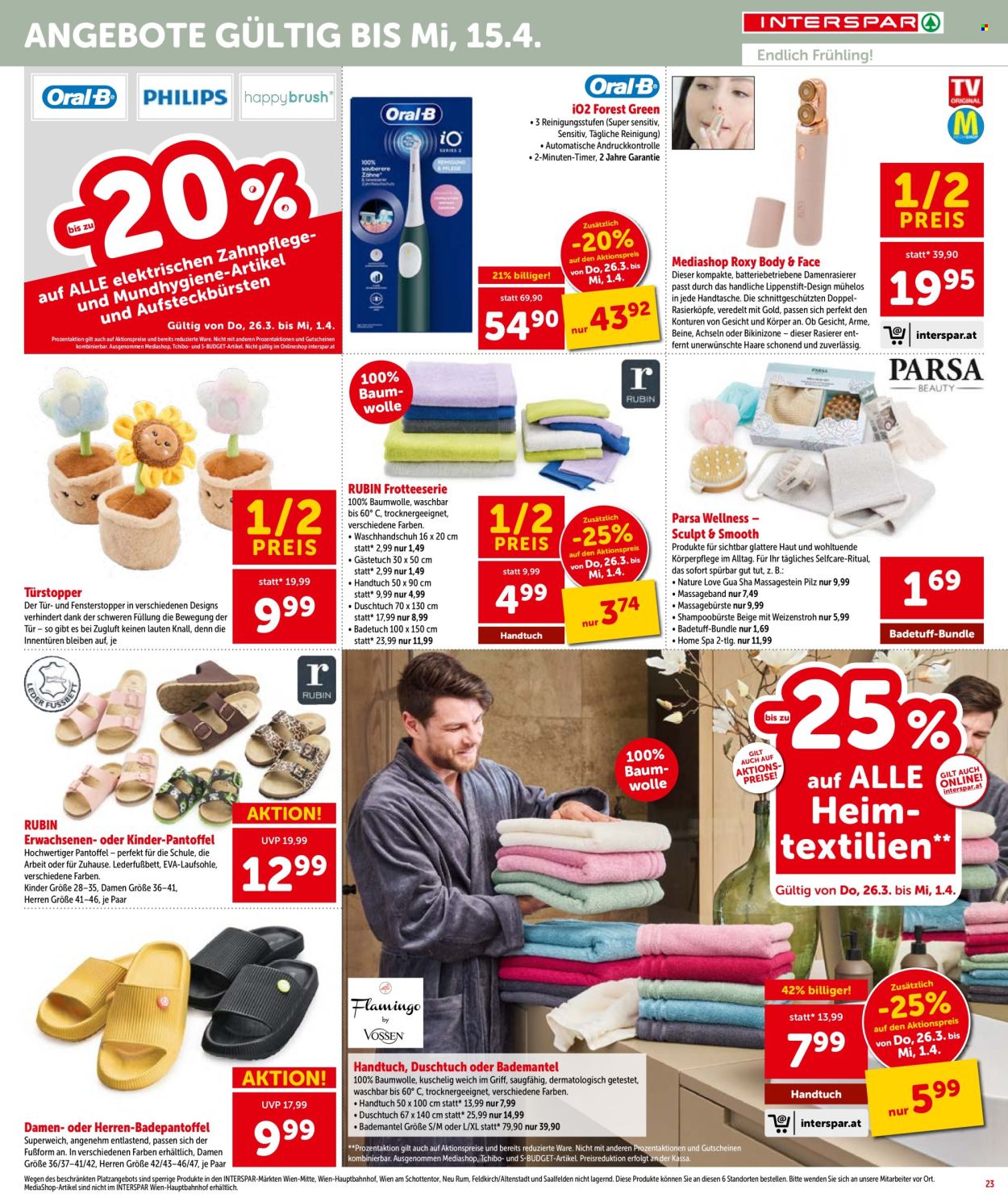 Angebote INTERSPAR - 26.3.2026 - 8.4.2026. Seite 25