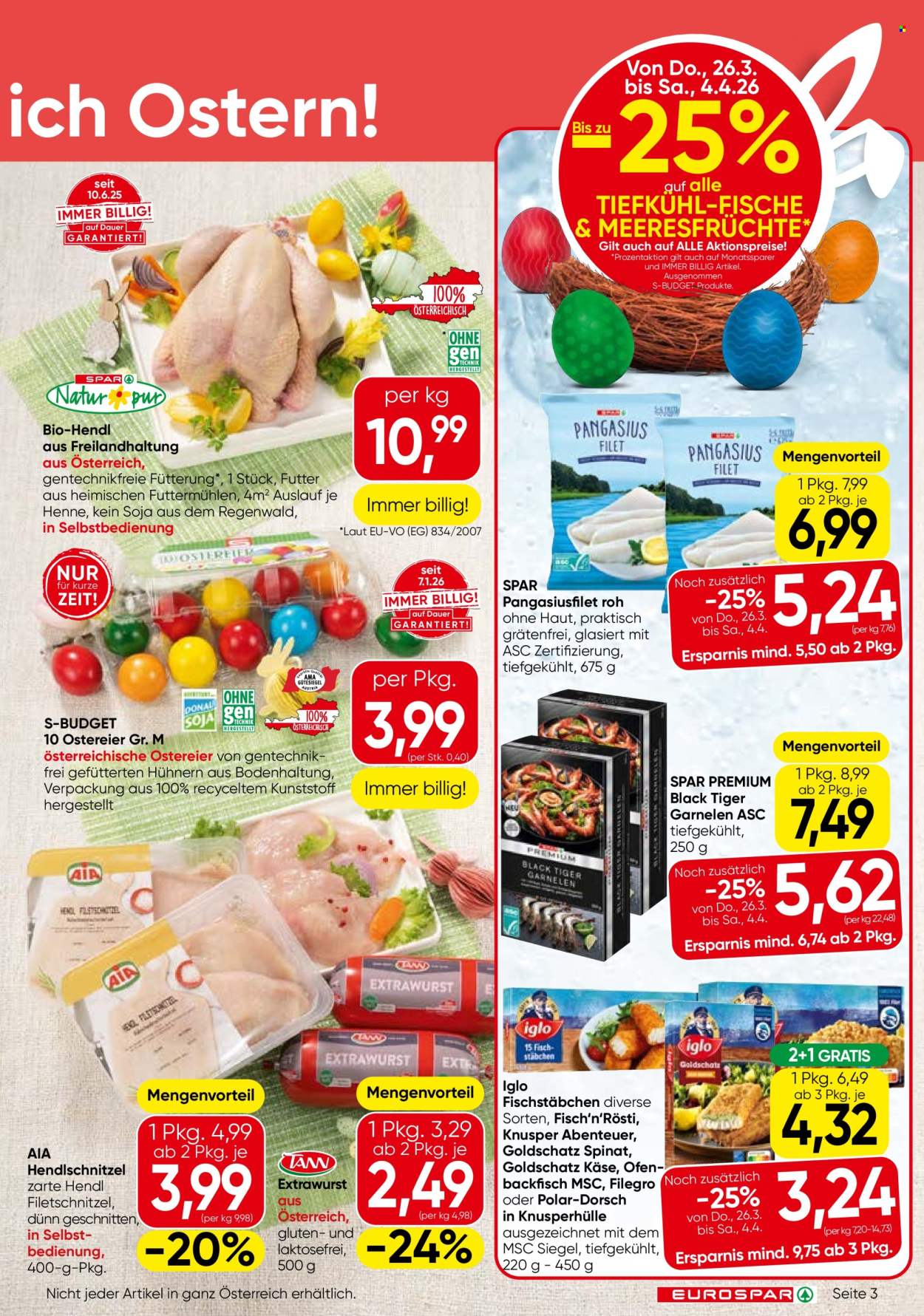 Angebote EUROSPAR - 26.3.2026 - 8.4.2026. Seite 3