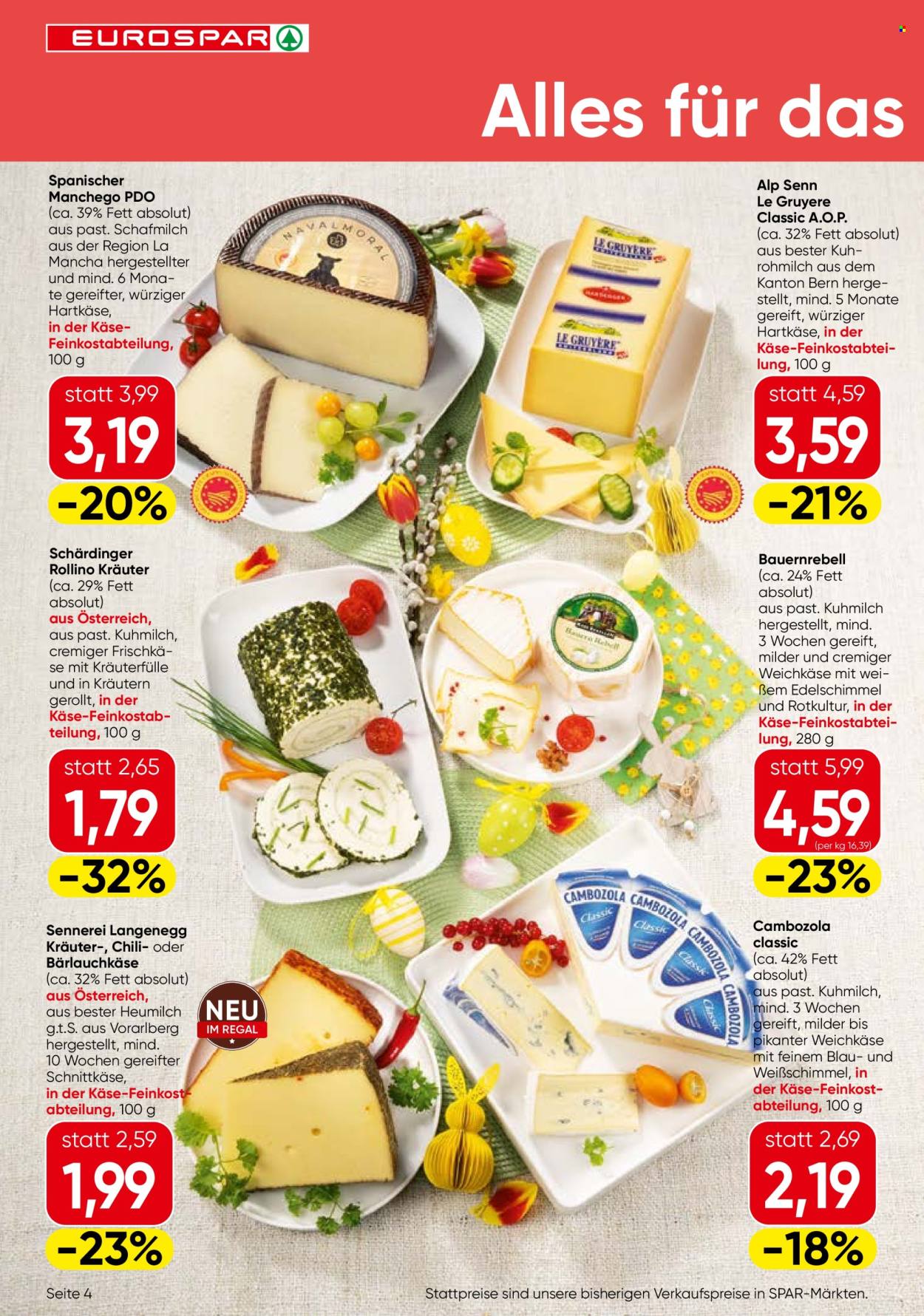 Angebote EUROSPAR - 26.3.2026 - 8.4.2026. Seite 4