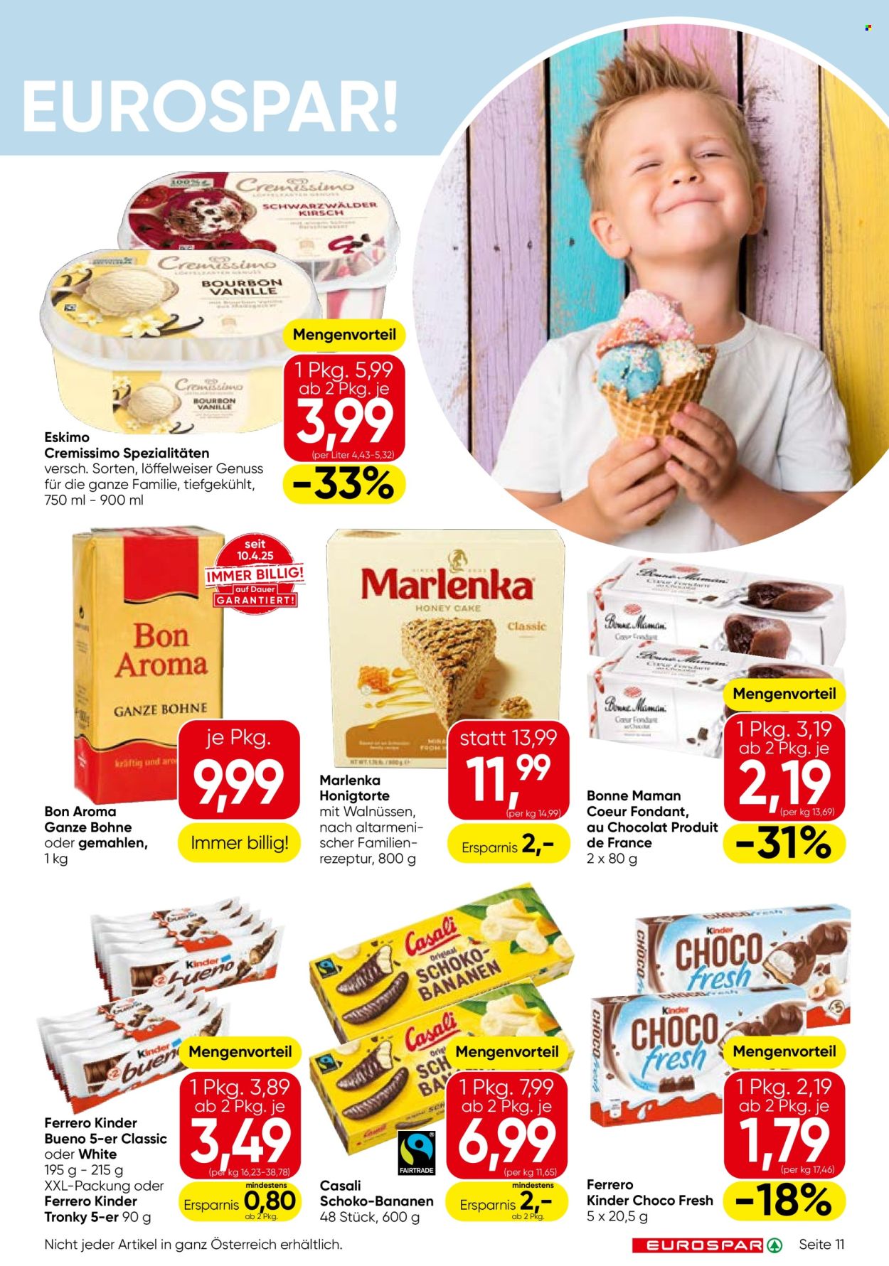 Angebote EUROSPAR - 26.3.2026 - 8.4.2026. Seite 11