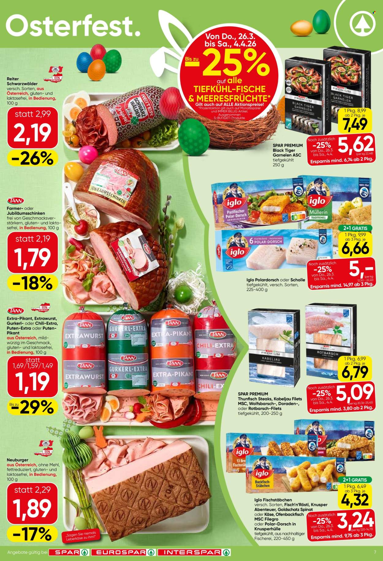 Angebote SPAR - 26.3.2026 - 8.4.2026. Seite 7