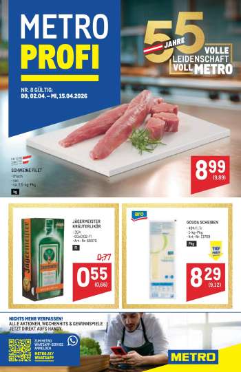 Angebote Metro - 2.4.2026 - 15.4.2026.