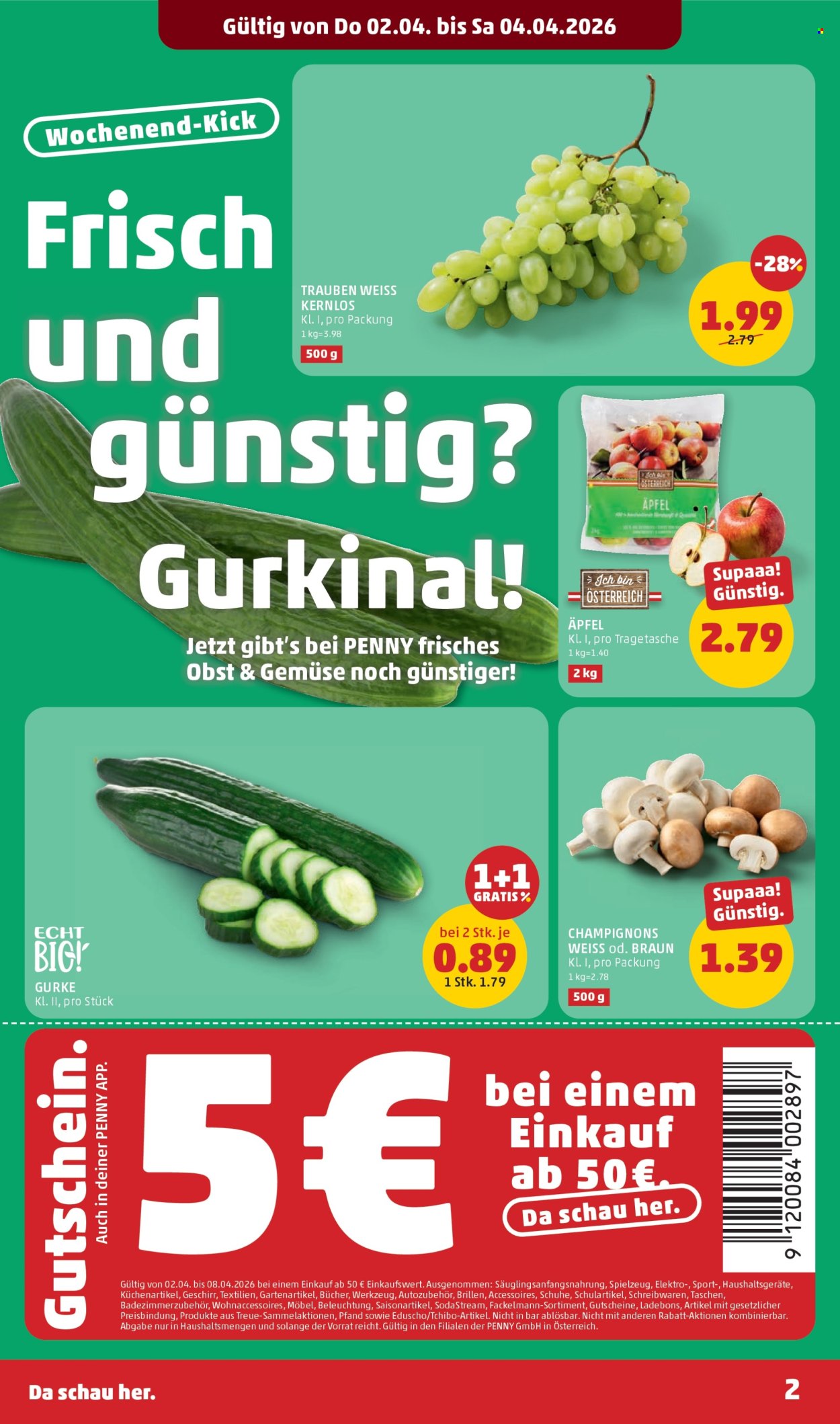 Angebote Penny - 2.4.2026 - 8.4.2026. Seite 2