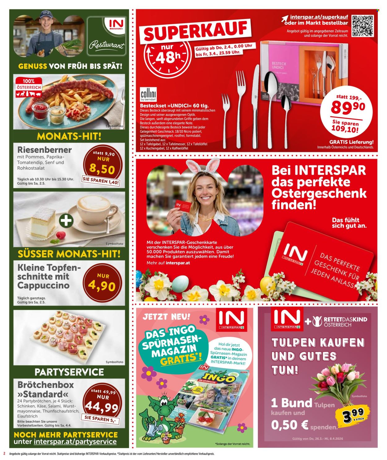 Angebote INTERSPAR - 31.3.2026 - 8.4.2026. Seite 2