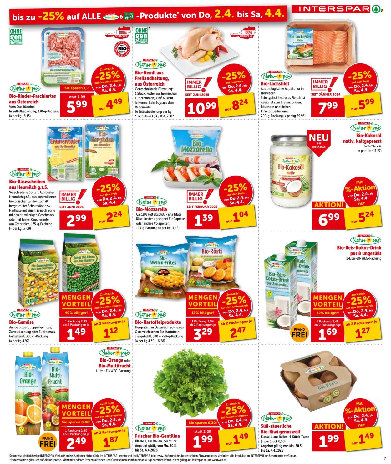 Angebote INTERSPAR - 31.3.2026 - 8.4.2026. Seite 8
