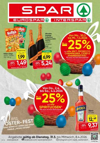 Angebote SPAR - 31.3.2026 - 8.4.2026.