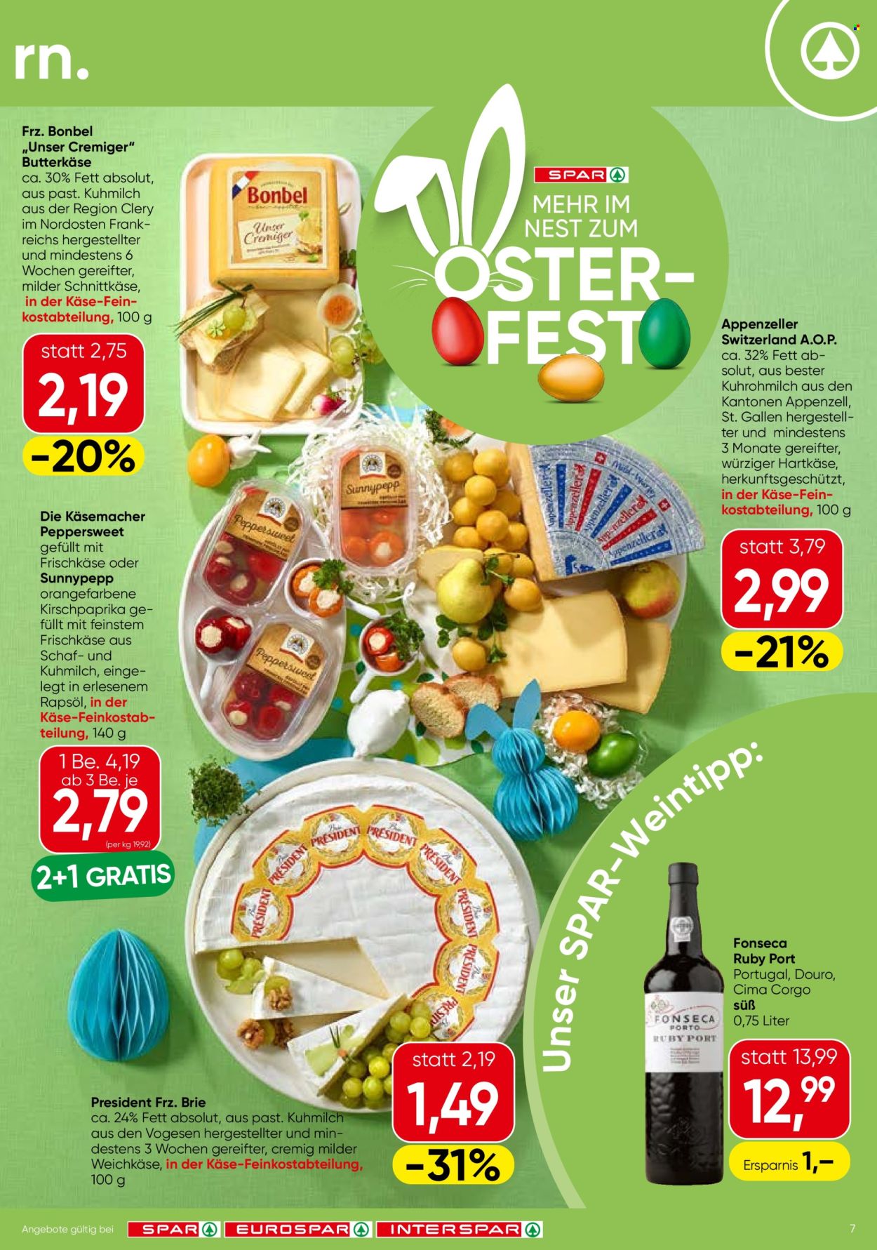 Angebote EUROSPAR - 31.3.2026 - 8.4.2026. Seite 7
