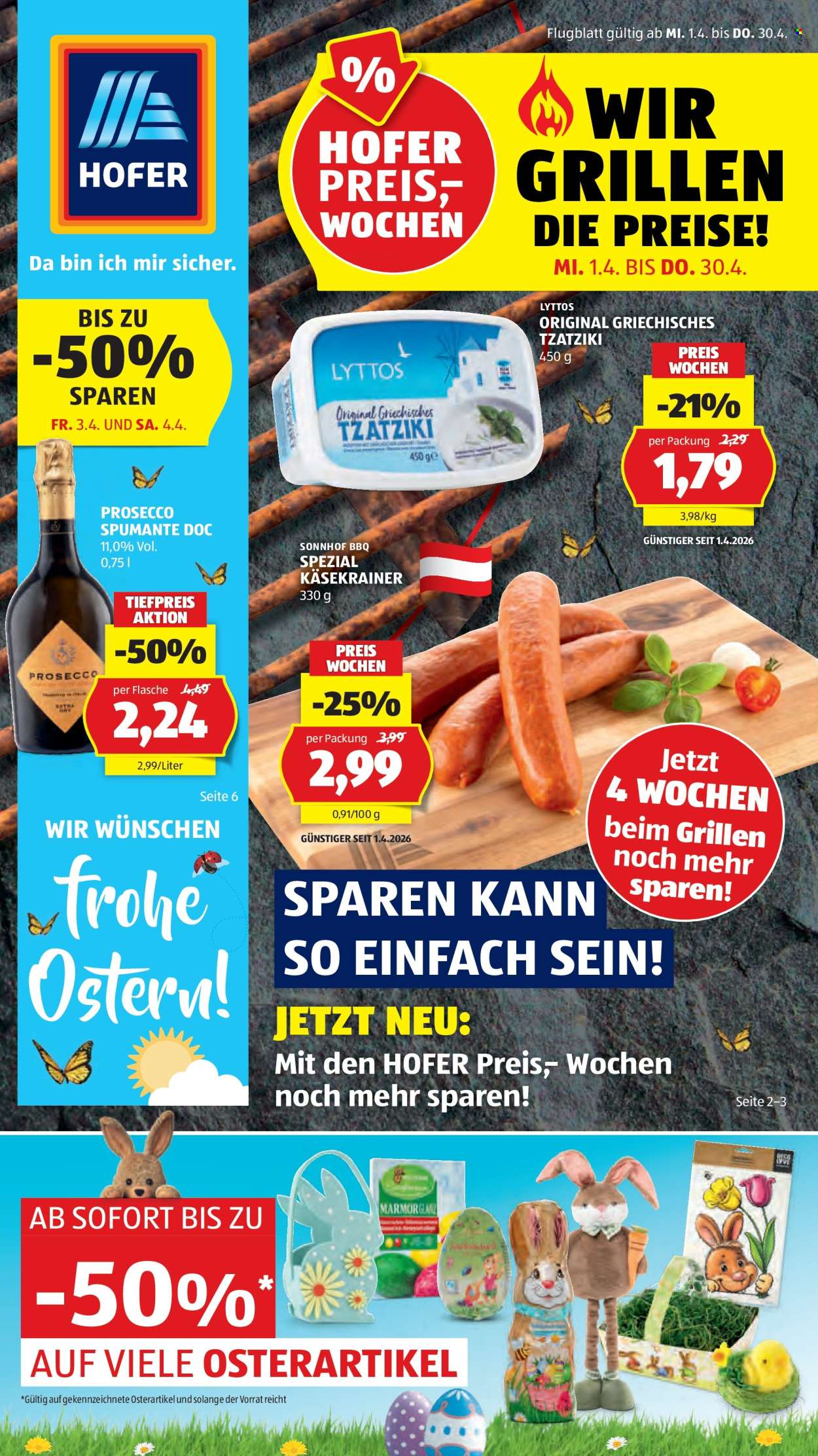 Angebote Hofer - 3.4.2026 - 9.4.2026. Seite 1