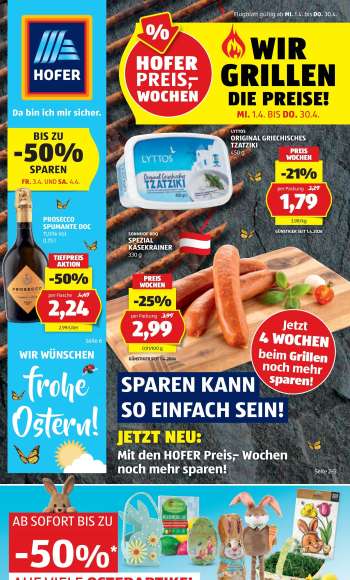 Angebote Hofer - 3.4.2026 - 9.4.2026.