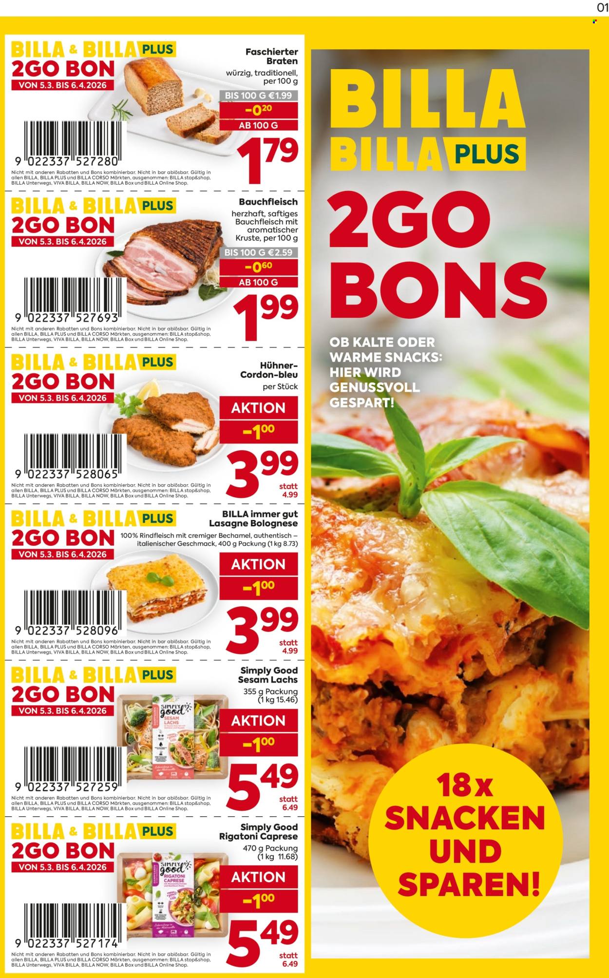 Angebote Billa - 5.3.2026 - 6.4.2026. Seite 1