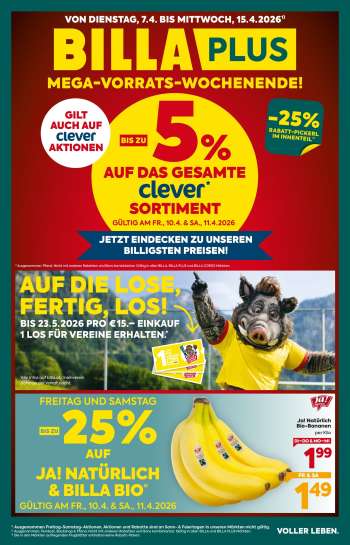 Angebote Billa Plus - 7.4.2026 - 15.4.2026.