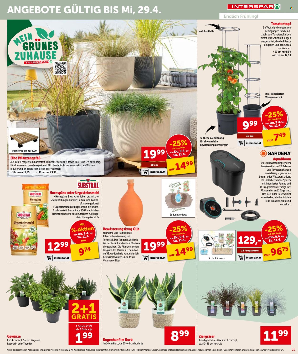 Angebote INTERSPAR - 9.4.2026 - 22.4.2026. Seite 23