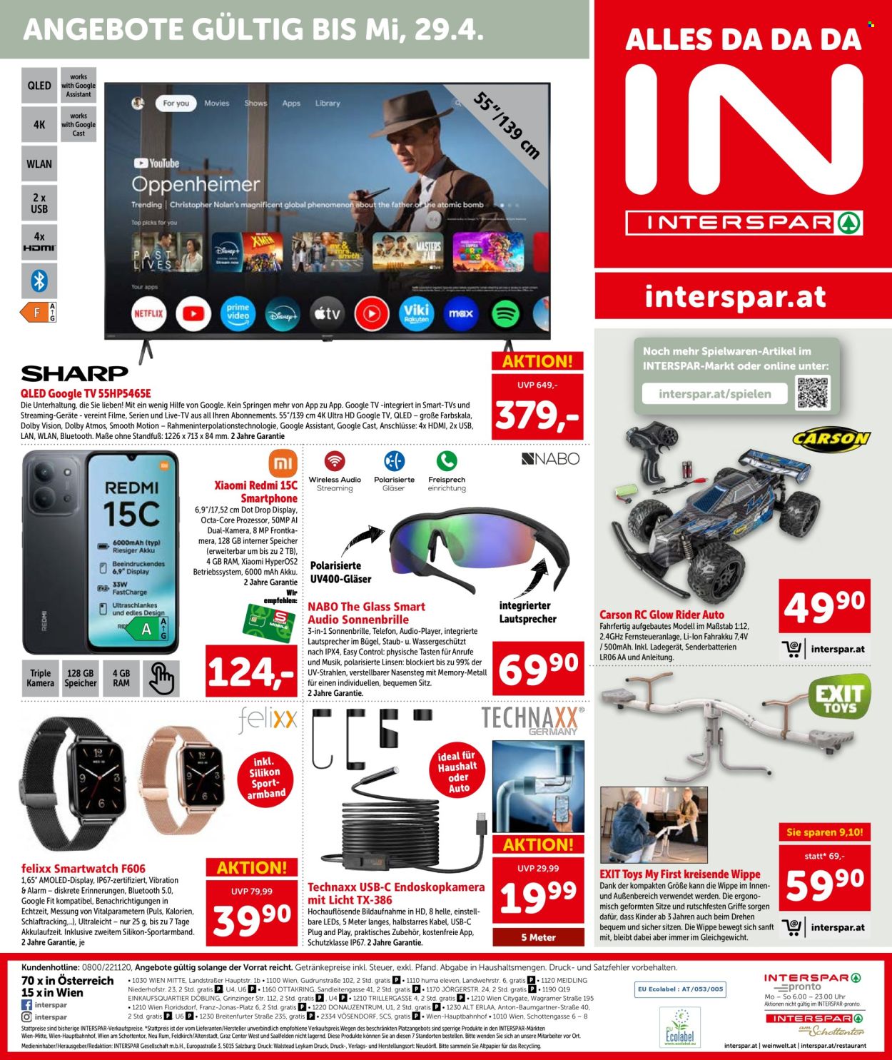 Angebote INTERSPAR - 9.4.2026 - 22.4.2026. Seite 25