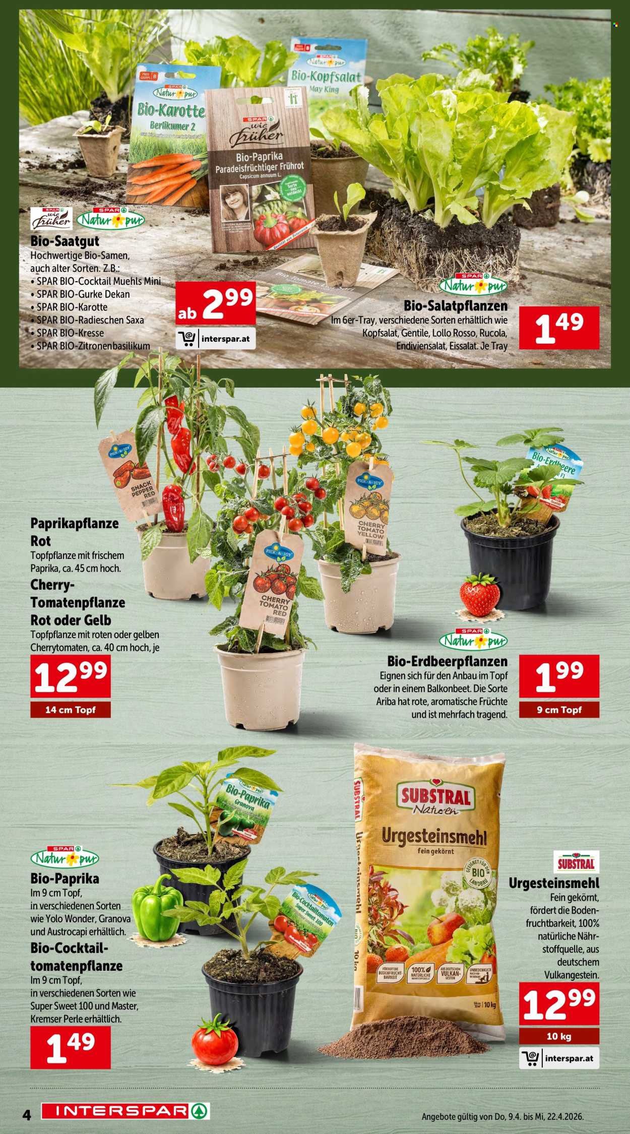 Angebote INTERSPAR - 9.4.2026 - 22.4.2026. Seite 4