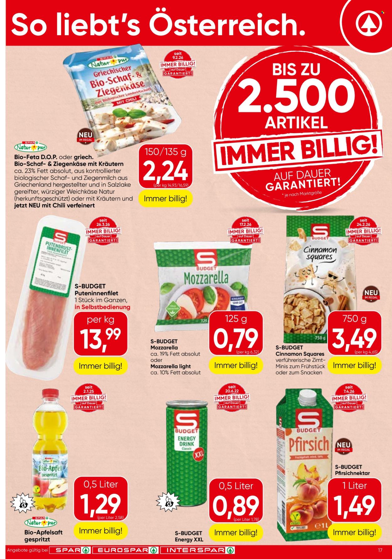 Angebote INTERSPAR - 9.4.2026 - 22.4.2026. Seite 17