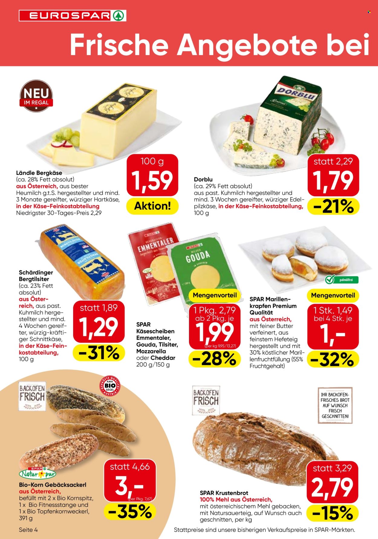 Angebote EUROSPAR - 9.4.2026 - 22.4.2026. Seite 4
