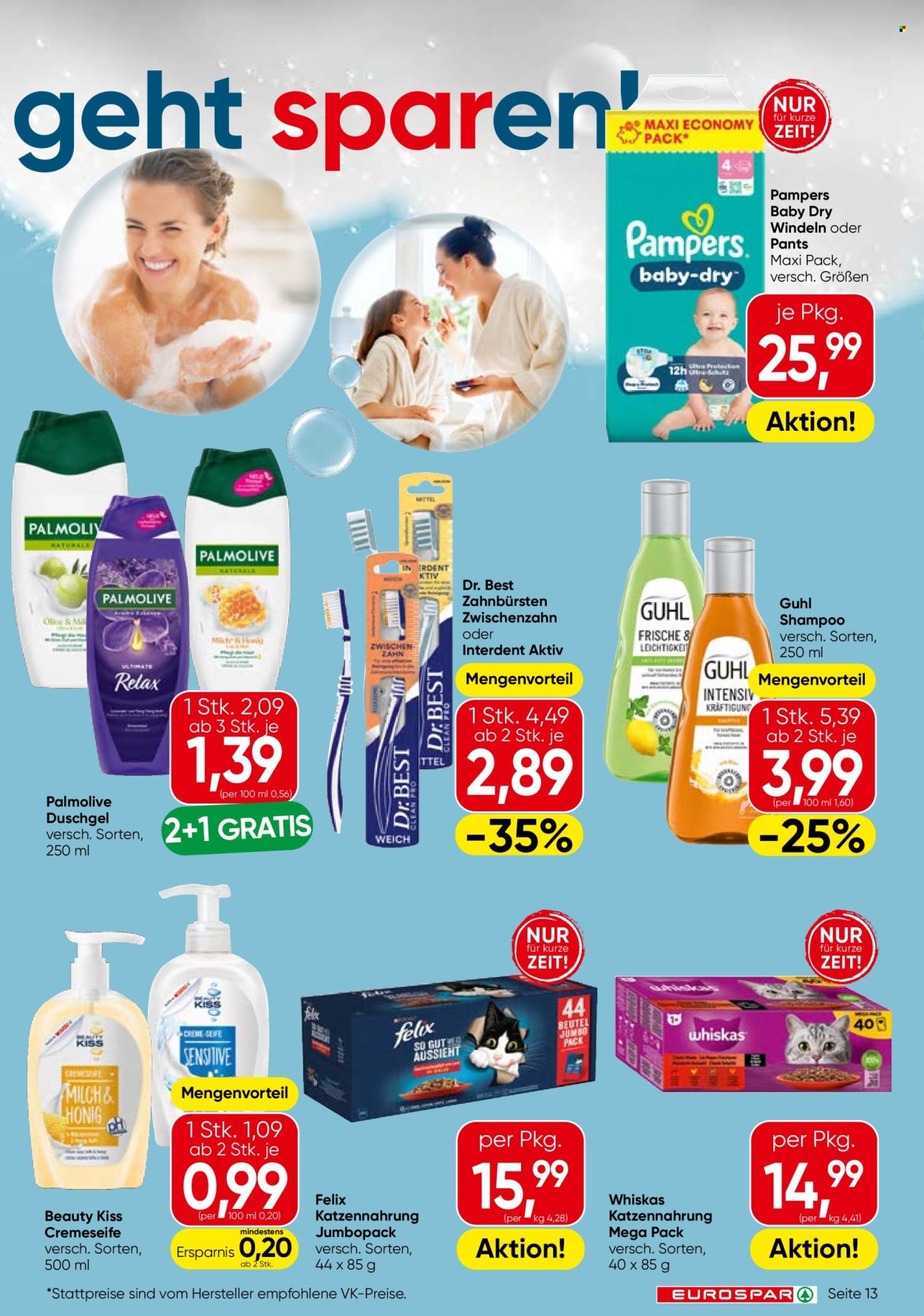 Angebote EUROSPAR - 9.4.2026 - 22.4.2026. Seite 13