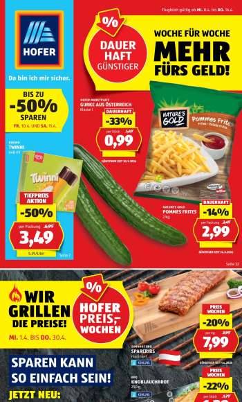 Angebote Hofer - 8.4.2026 - 16.4.2026.