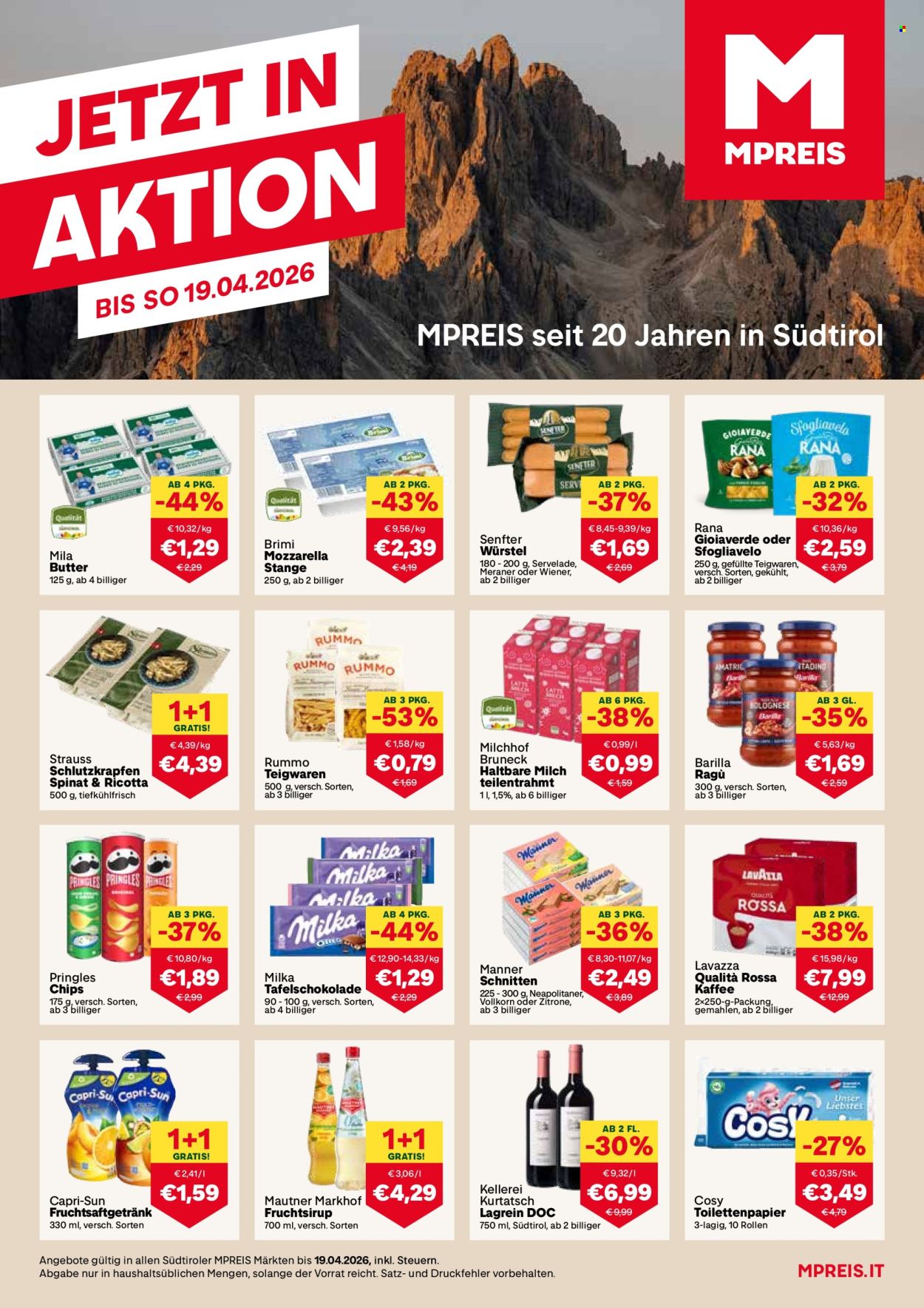 Angebote MPREIS. Seite 1