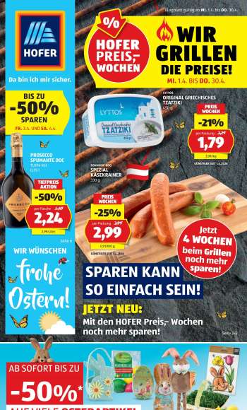 Angebote Hofer - 1.4.2026 - 30.4.2026.