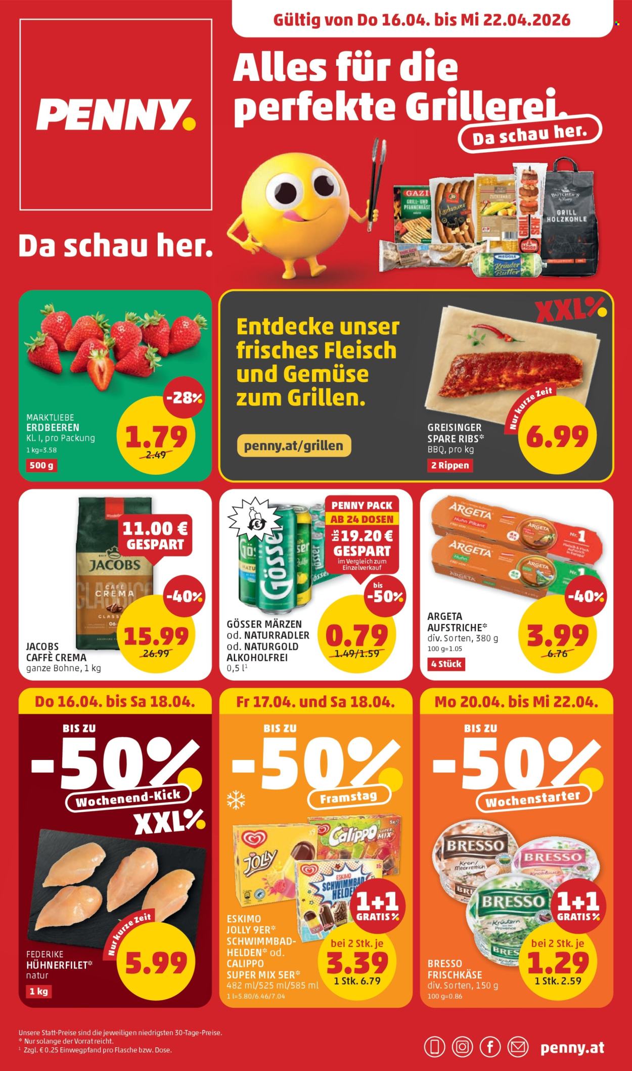 Angebote Penny - 16.4.2026 - 22.4.2026. Seite 1