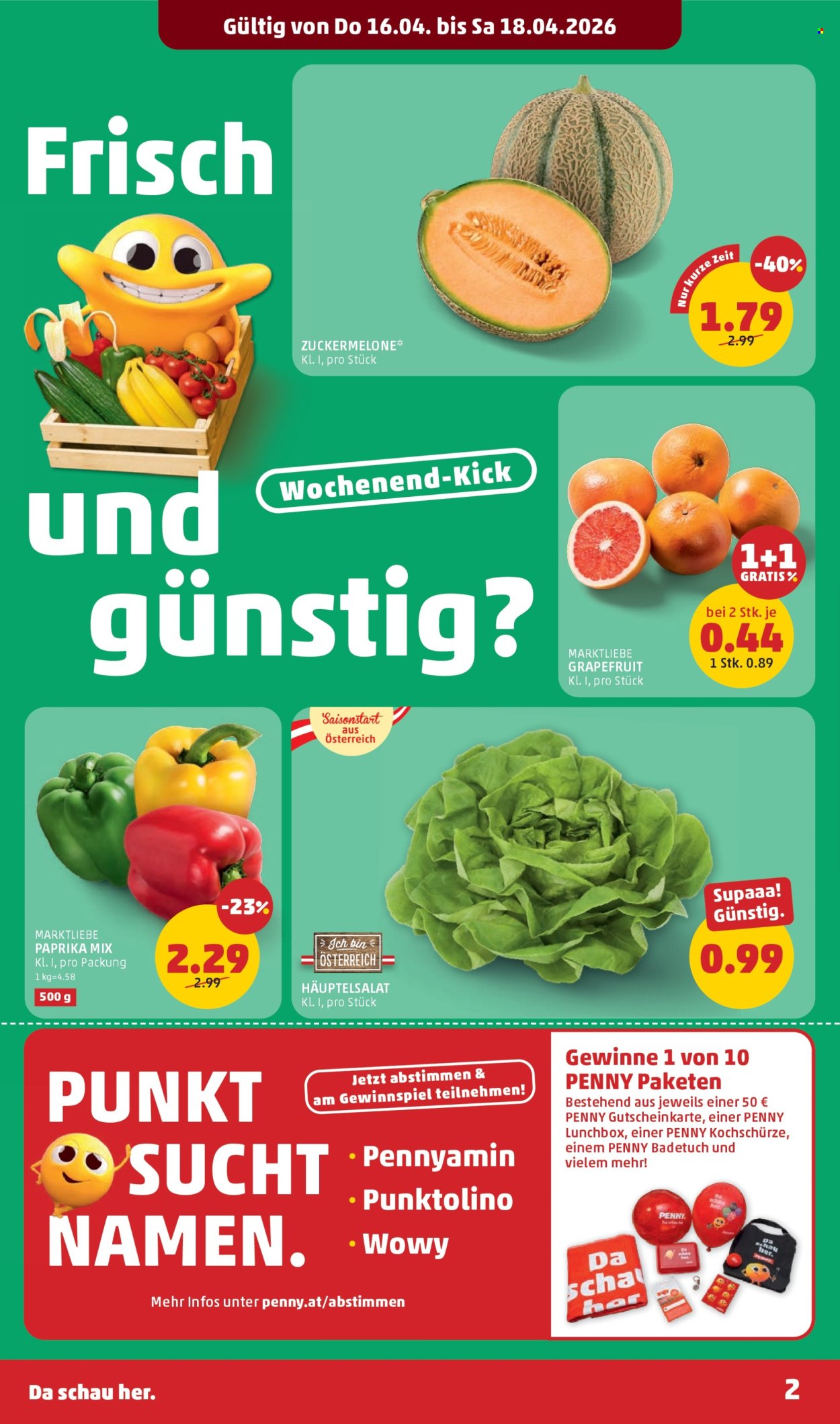 Angebote Penny - 16.4.2026 - 22.4.2026. Seite 2