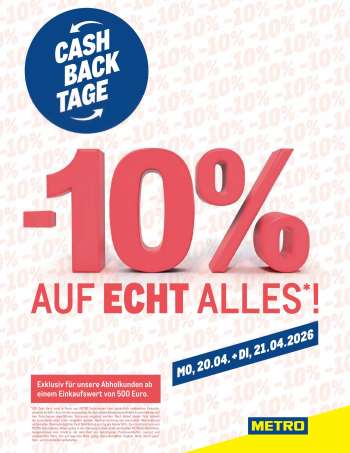 Angebote Metro - 16.4.2026 - 13.5.2026.