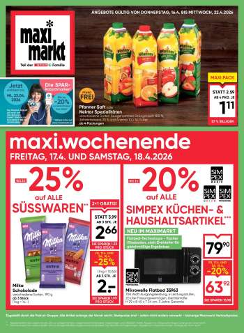 Angebote Maximarkt - 16.4.2026 - 22.4.2026.
