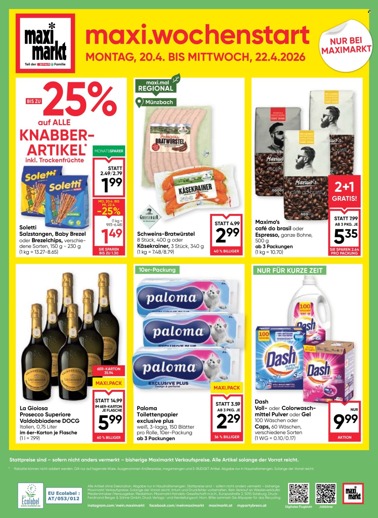 Angebote Maximarkt - 16.4.2026 - 22.4.2026. Seite 24