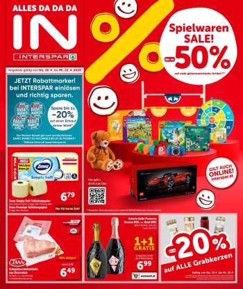Angebote INTERSPAR - 16.4.2026 - 22.4.2026.