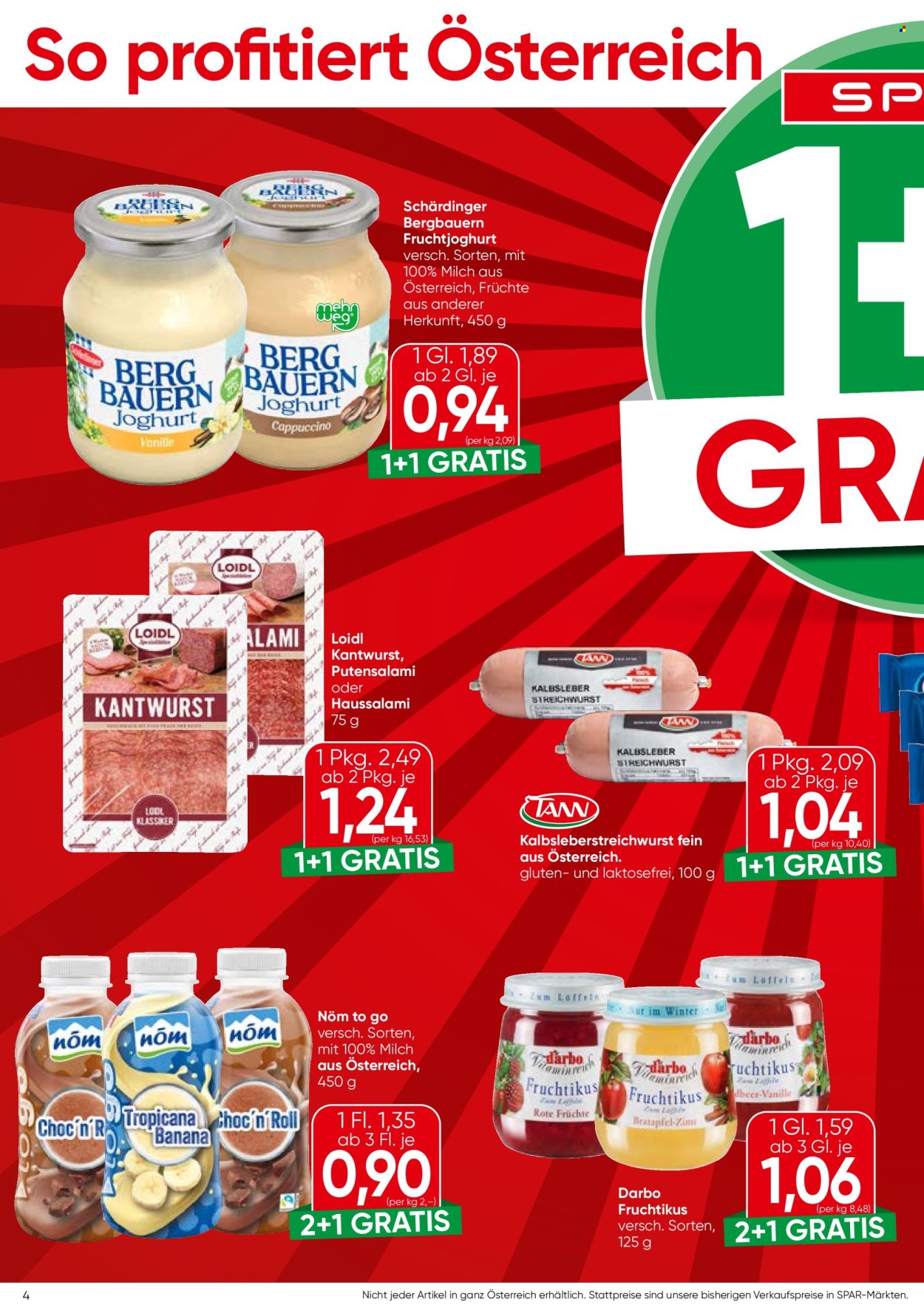 Angebote SPAR - 16.4.2026 - 22.4.2026. Seite 4