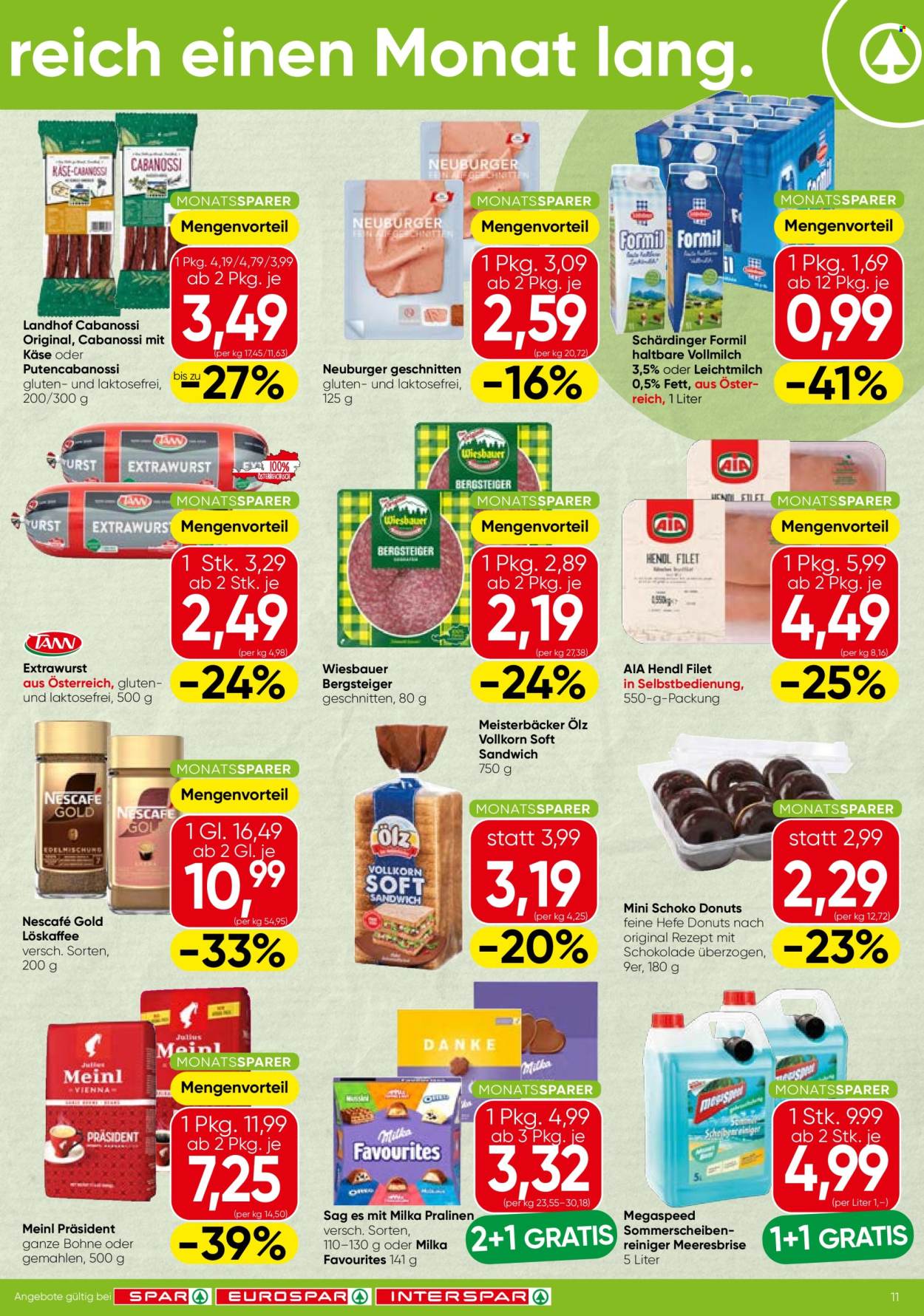 Angebote SPAR - 16.4.2026 - 22.4.2026. Seite 11