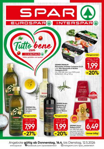 Angebote INTERSPAR - 16.4.2026 - 12.5.2026.