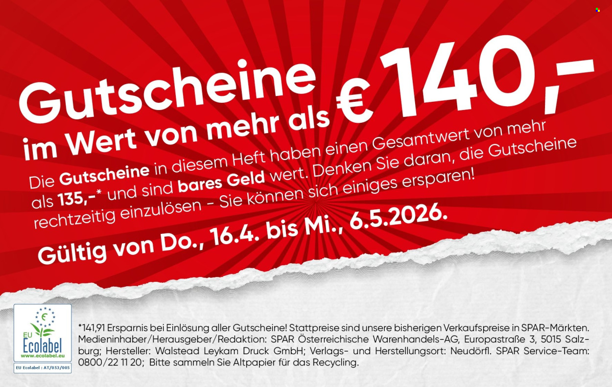 Angebote SPAR - 16.4.2026 - 6.5.2026. Seite 2