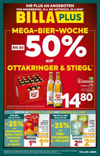 Angebote Billa Plus - 16.4.2026 - 22.4.2026.