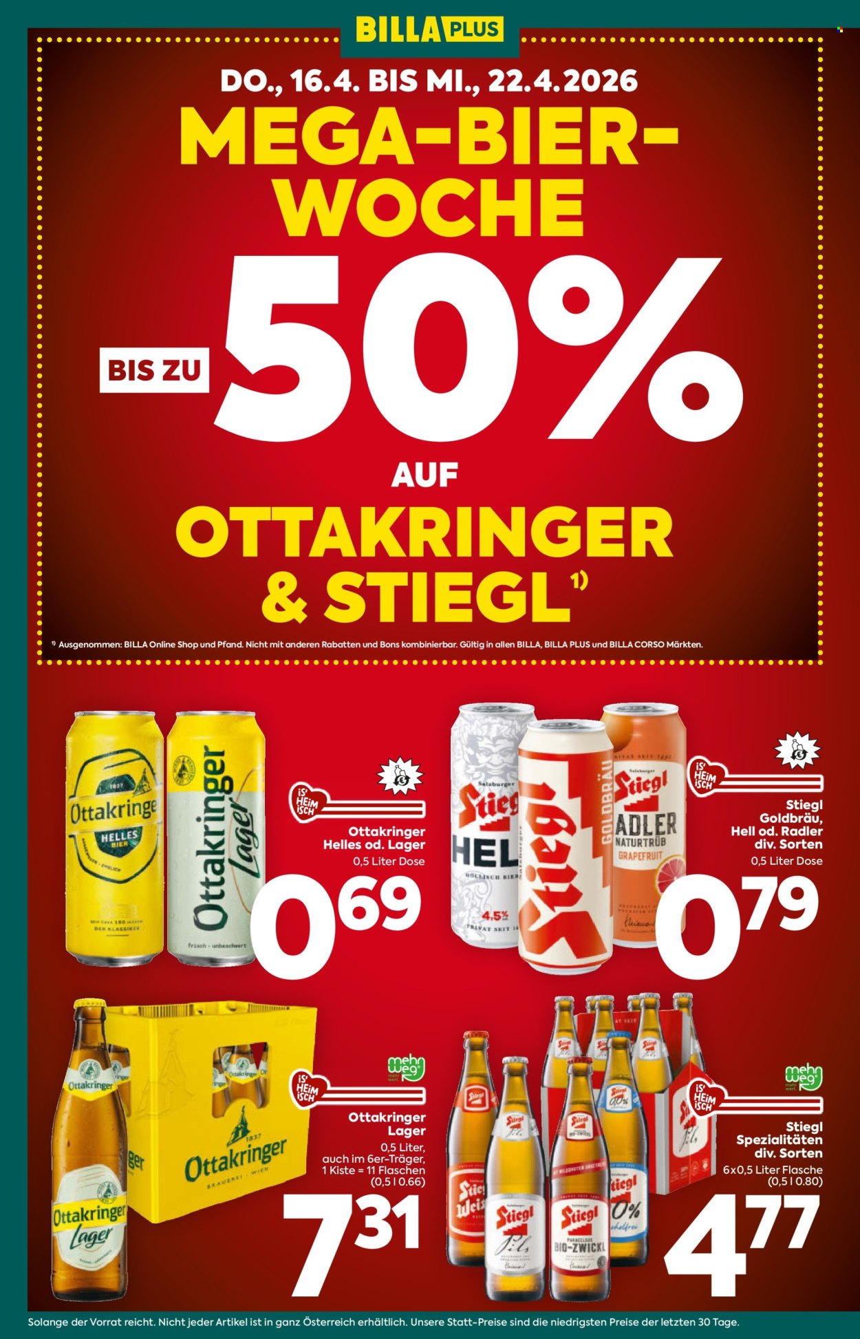 Angebote Billa Plus - 16.4.2026 - 22.4.2026. Seite 2
