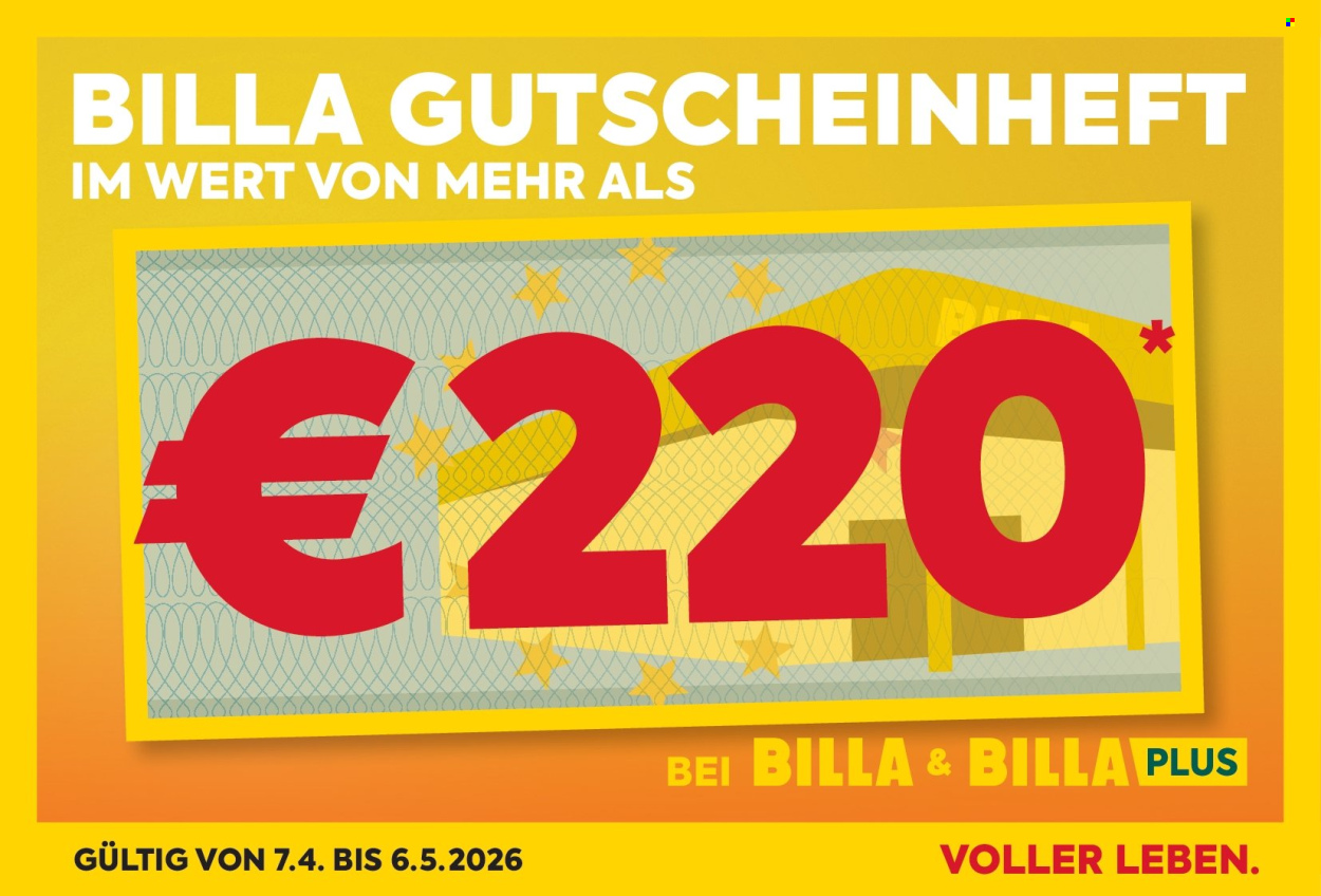 Angebote Billa - 7.4.2026 - 6.5.2026. Seite 1