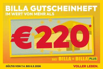 Angebote Billa - 7.4.2026 - 6.5.2026.