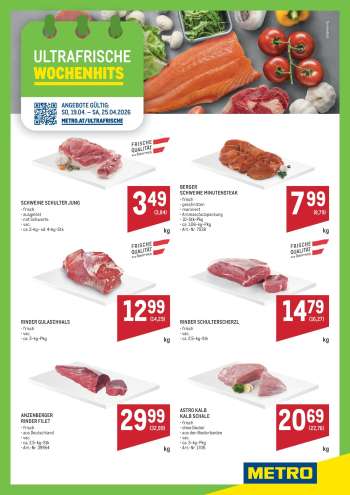 Angebote Metro - 19.4.2026 - 25.4.2026.