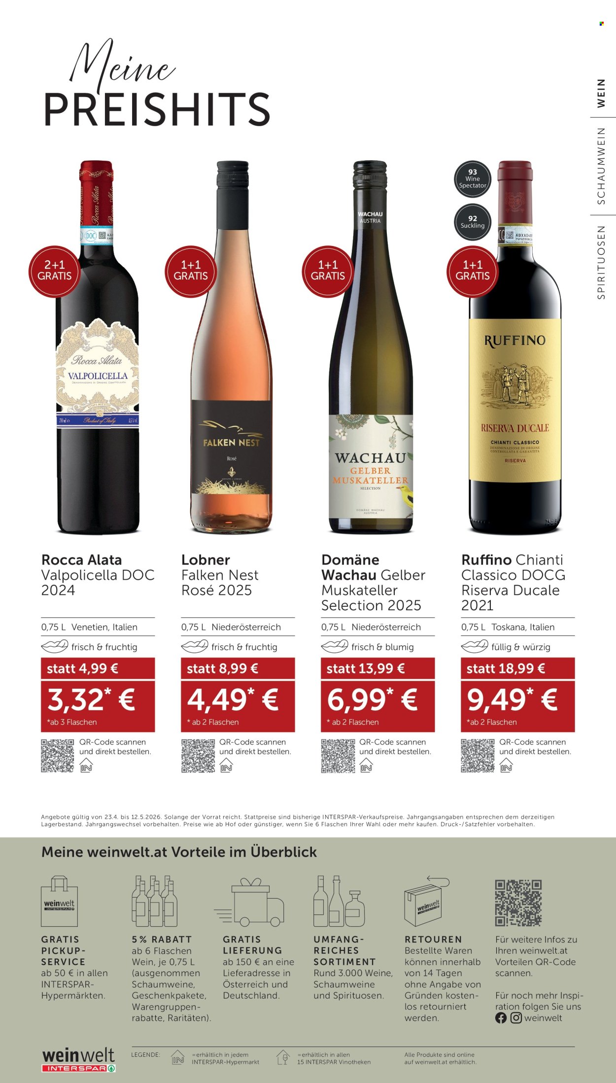 Angebote INTERSPAR - 23.4.2026 - 12.5.2026. Seite 24