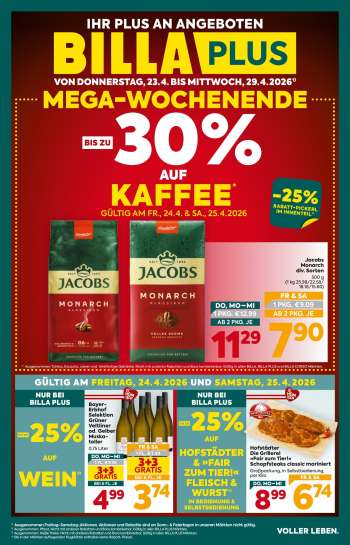 Angebote Billa Plus - 23.4.2026 - 29.4.2026.