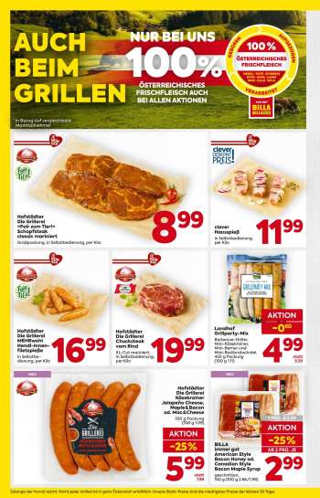 thumbnail - BILLA immer gut American Style Bacon Honey od. Canadian Style Bacon Maple Syrup