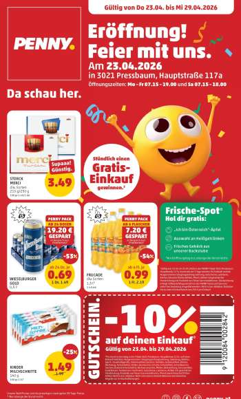 Angebote Penny - 23.4.2026 - 29.4.2026.