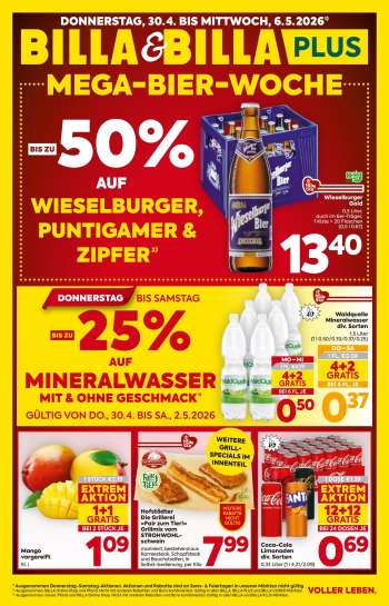 Angebote Billa - 30.4.2026 - 6.5.2026.