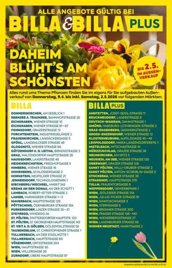 Angebote Billa - 9.4.2026 - 2.5.2026.