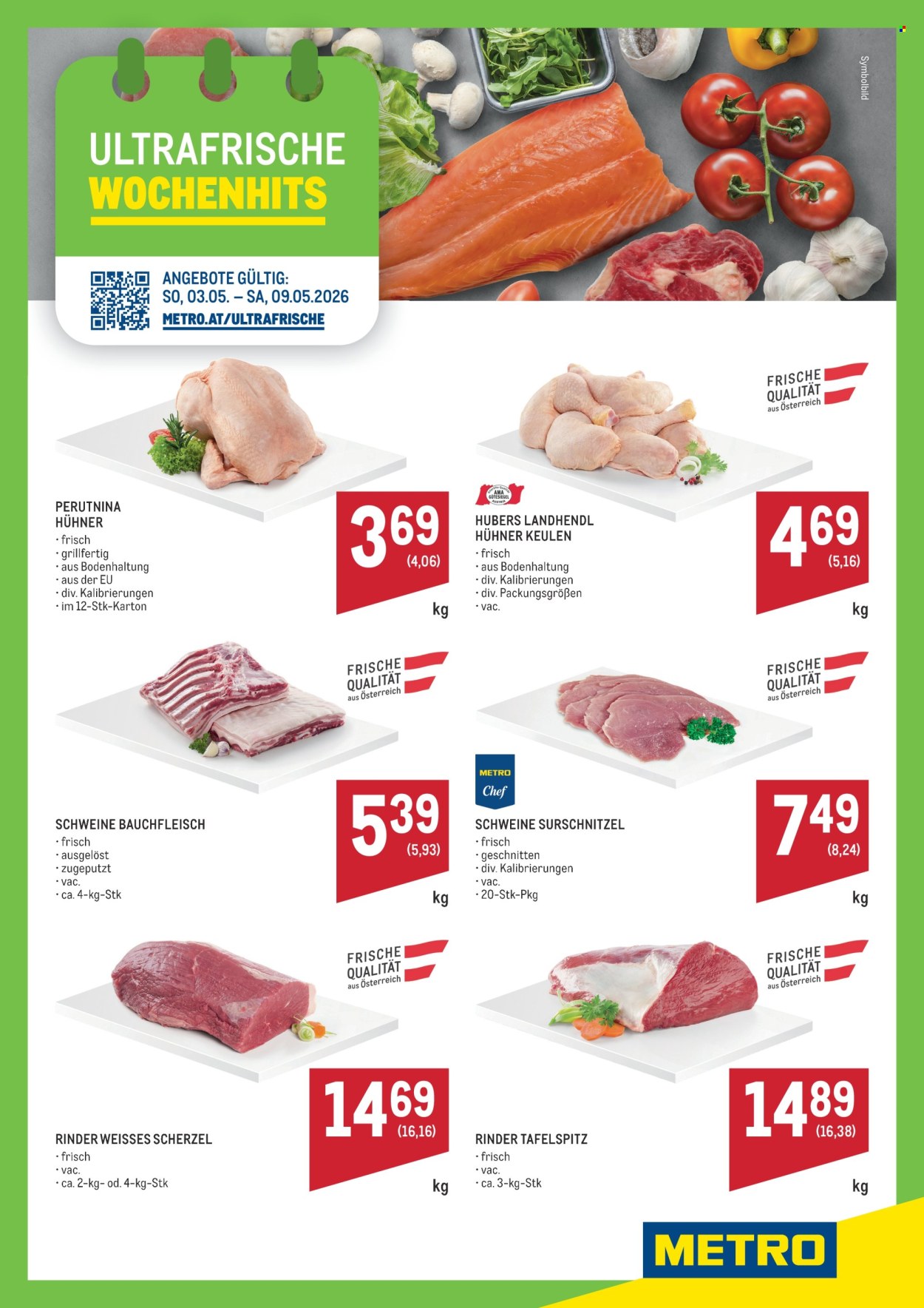 Angebote Metro - 3.5.2026 - 9.5.2026. Seite 1