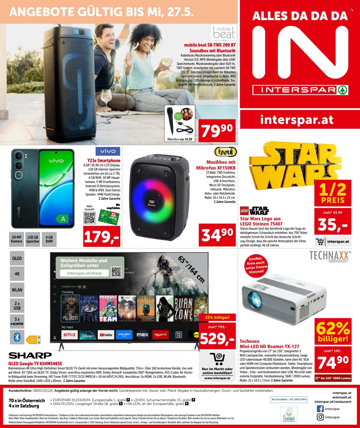 Angebote INTERSPAR - 7.5.2026 - 20.5.2026. Seite 25