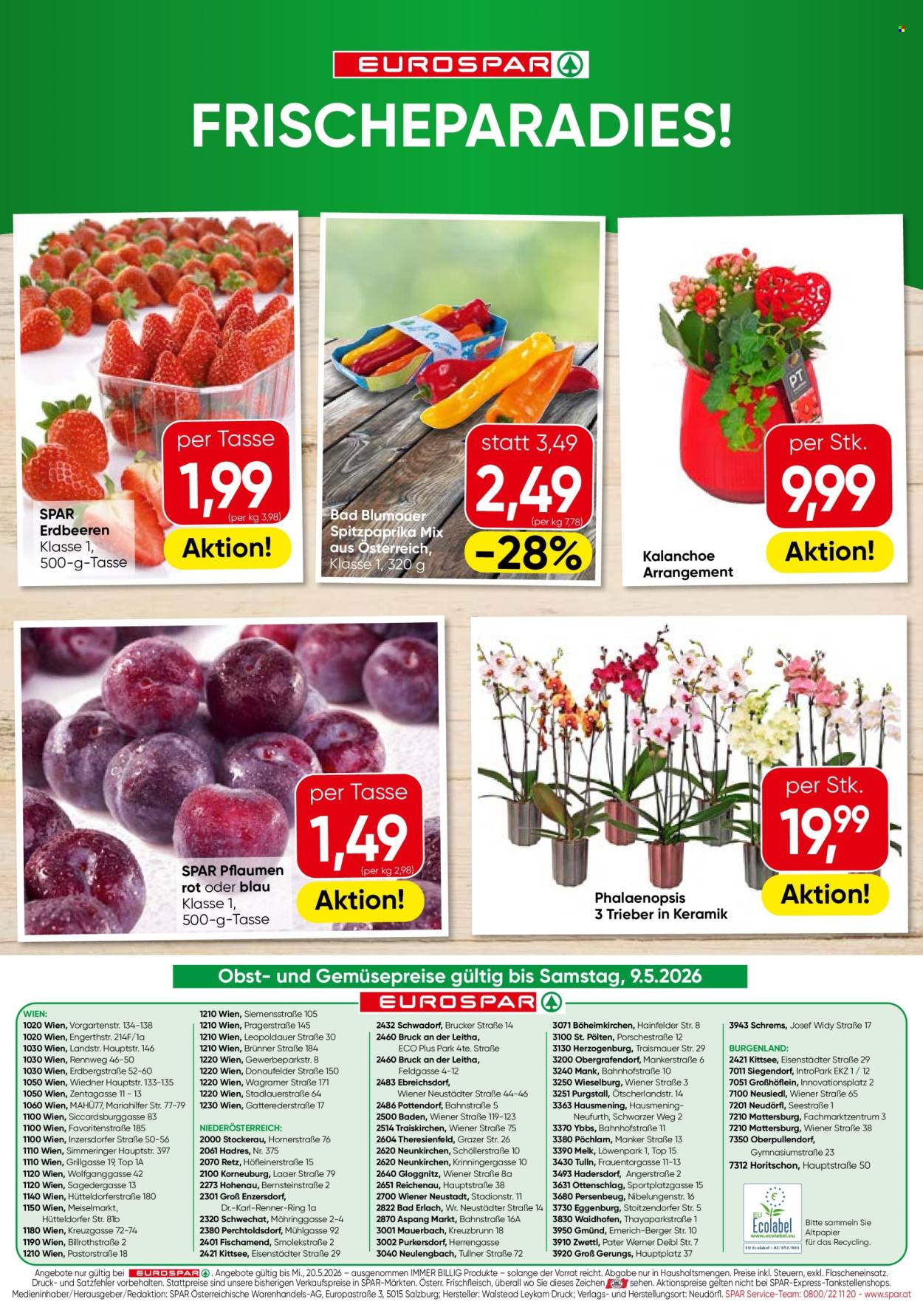 Angebote EUROSPAR - 7.5.2026 - 20.5.2026. Seite 16